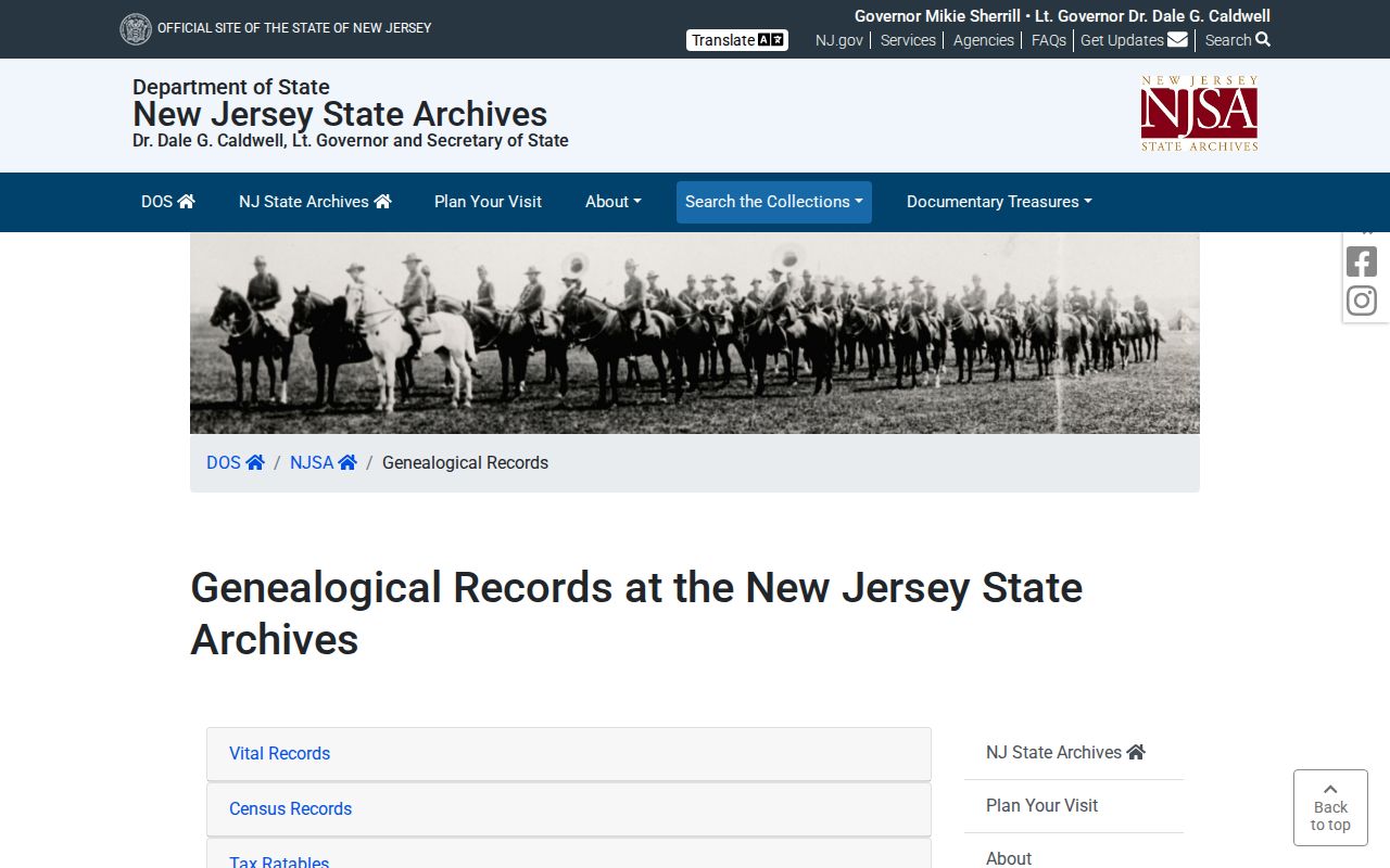 Passaic County city directory historical research through New Jersey State Archives